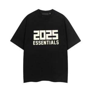 Fear of God ESSENTIALS Black Tee: Bold