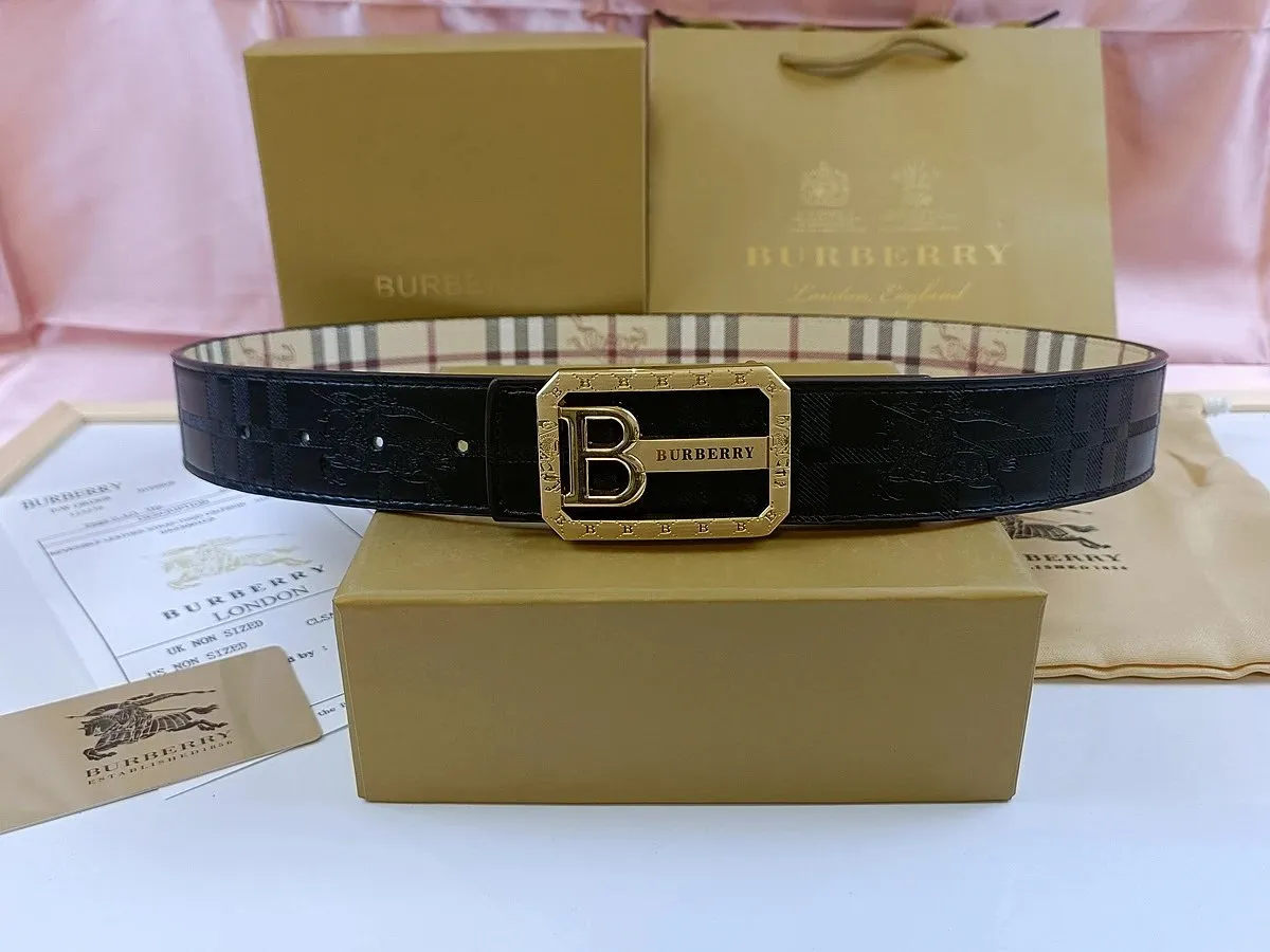 Burberry Black Belt: Luxurious Accessory for