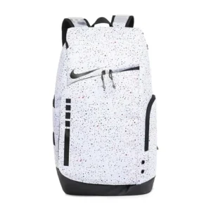 Nike White Speckled Backpack: Trendy