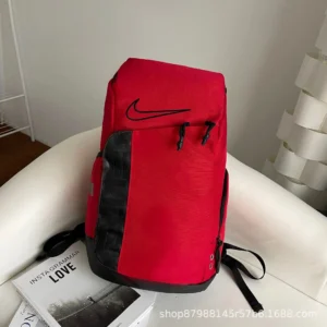Nike Red Backpack: Sporty Design for Active