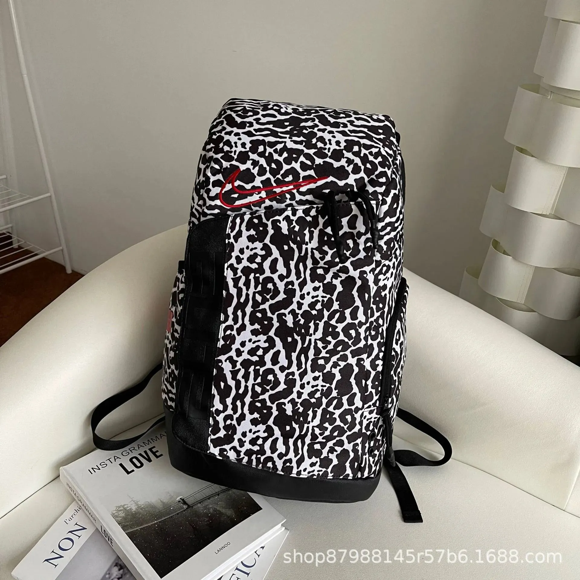 Nike Sporty Backpack in Black White: A