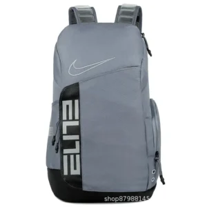 Nike Elite Grey Backpack Durable Sports Gear