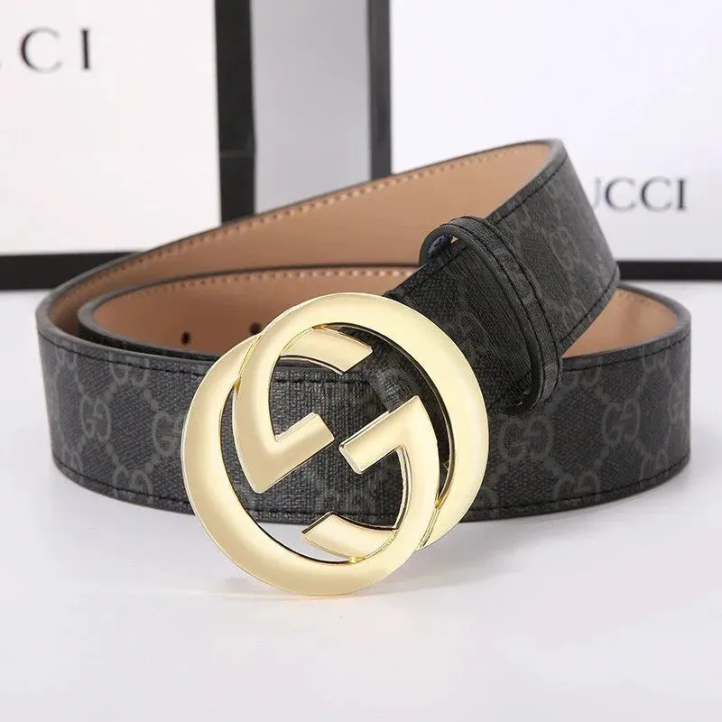 Gucci Black Belt: Timeless Style, Gold