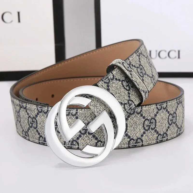 Gucci Beige Blue Belt: Luxury and Fashion in