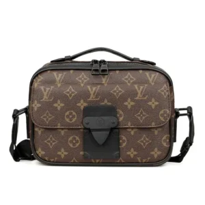 Louis Vuitton Brown Black Cross body: Luxury