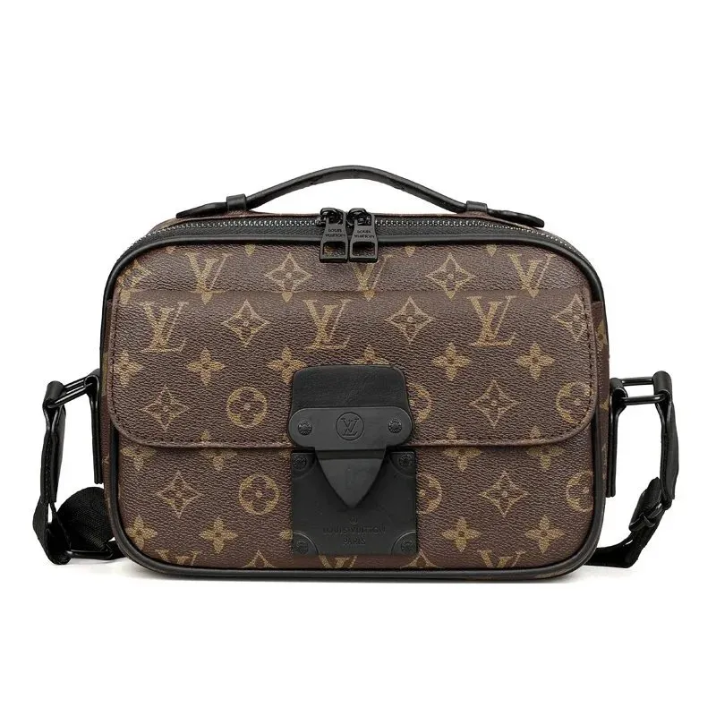 Louis Vuitton Brown Black Cross body: Luxury