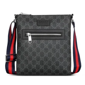 Gucci Black Cross body: Striped Strap