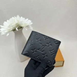Louis Vuitton Black Monogram Wallet: Stylish