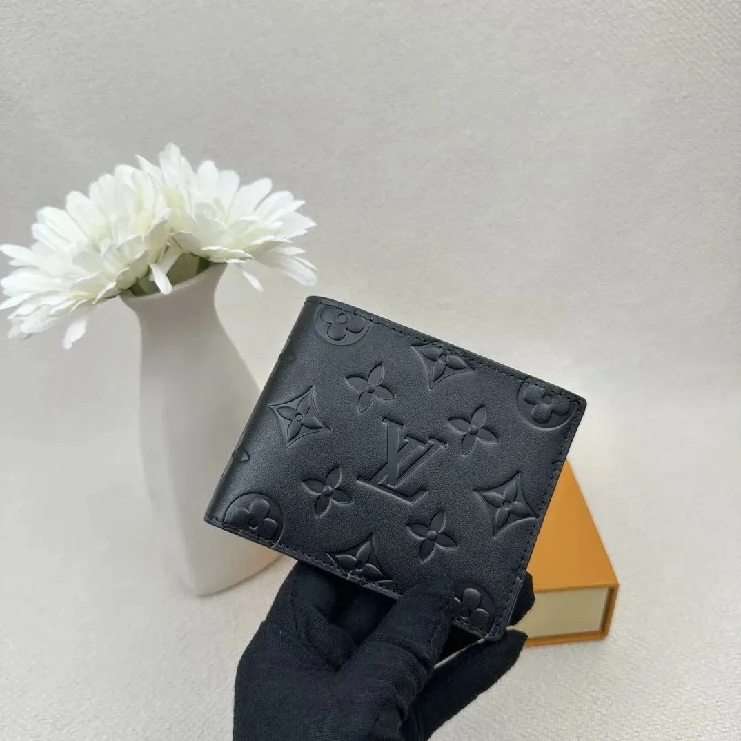 Louis Vuitton Black Monogram Wallet: Stylish
