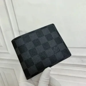 Louis Vuitton Damier Graphite Black Wallet Luxury Accessory