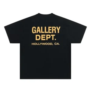 GALLERY DEPT. Black Tee: Hollywood infused