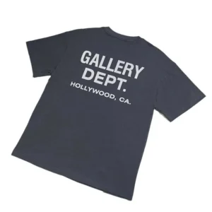 Gallery Dept. Dark Gray Tee: Hollywood Inspired Fashion Staple