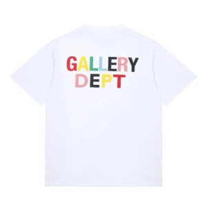 Gallery Dept White T Shirt: Colorful Blocky