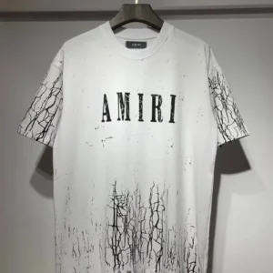 AMIRI Men's White T shirt: Street style with