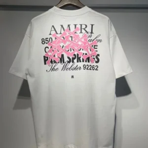 AMIRI White Graphic T Shirt, Urban