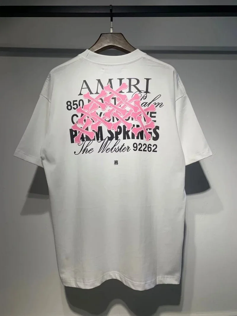 AMIRI White Graphic T Shirt, Urban