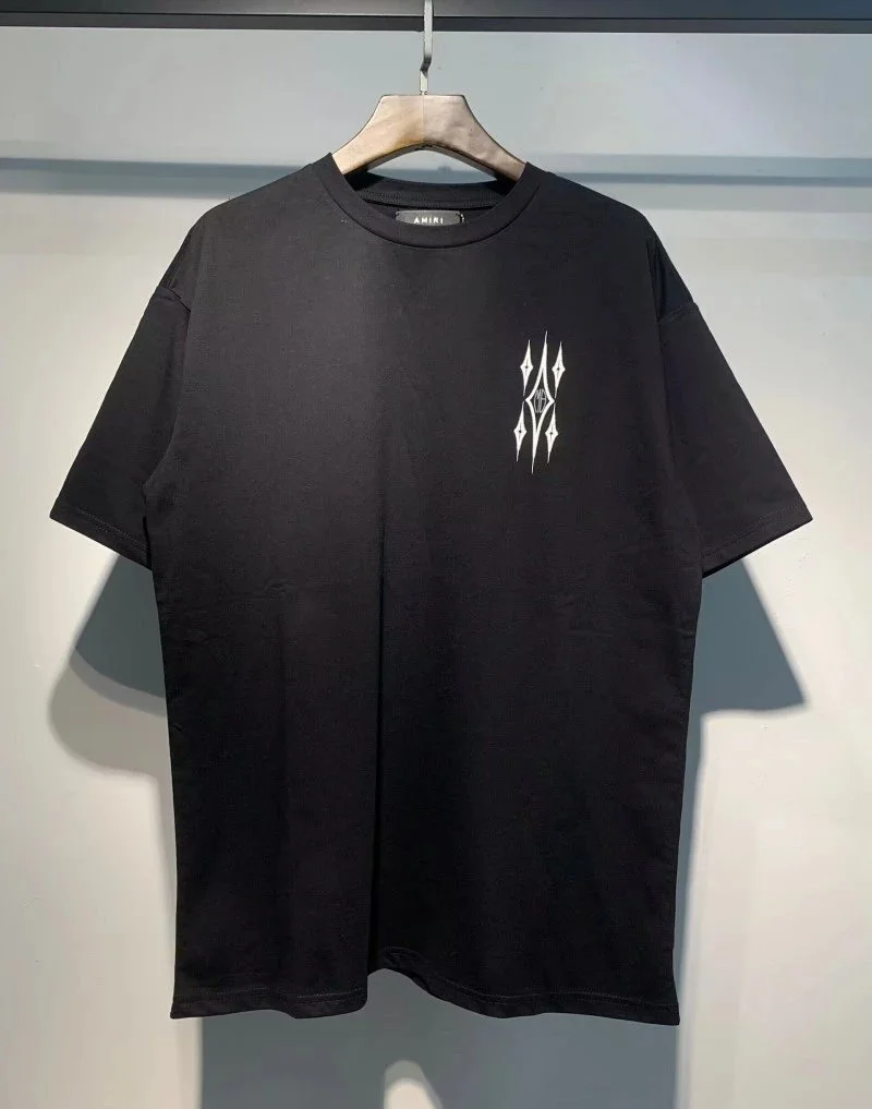 Amiri Black Graphic T shirt: Stylish