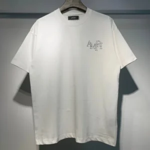 AMIRI White Logo T shirt: Stylish