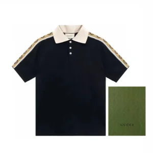 Gucci Black Designer Polo: Chic