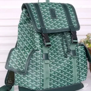 Goyard Green Patterned Backpack: A Fashion