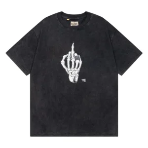 GALLERY DEPT. Black Skeleton T Shirt, Urban