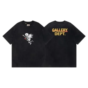 Gallery Dept. Black Tee: Artistic Streetwear