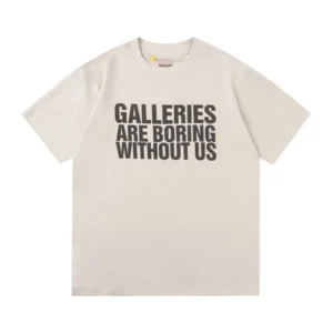 GALLERY Off white Tee: Rebel fashion for art