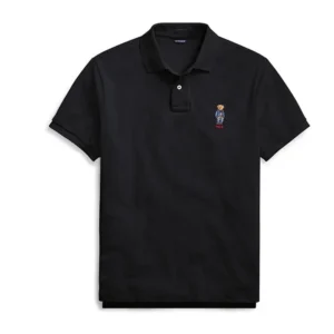 Polo Ralph Lauren Black Polo Shirt: Premium