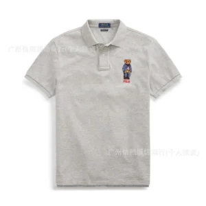 Polo Ralph Lauren Light Gray Teddy Polo: A