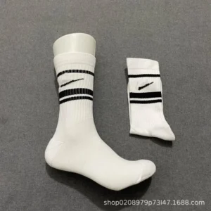 Nike White Socks with Black Stripes: Ideal