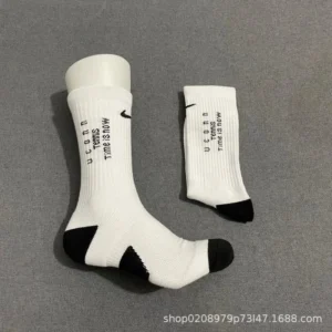 Nike White Black Socks: Ideal for Athleisure