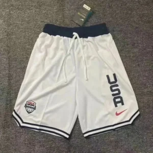 Nike White Shorts with USA Design: Ideal for