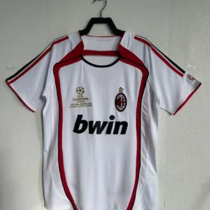 AC Milan 2007 Final Away White Soccer