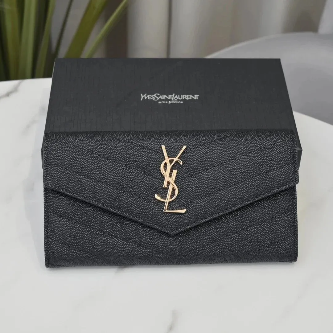 Yves Saint Laurent Black Wallet Elegant
