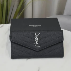 Yves Saint Laurent Black Wallet: An Elegant