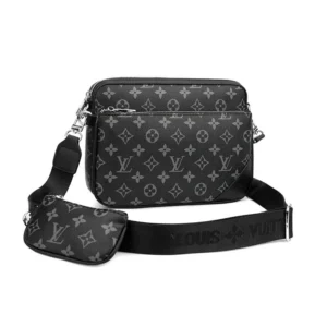 Louis Vuitton Black Monogram Cross body: Iconic Design