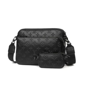 Louis Vuitton Black Cross body: Monogrammed