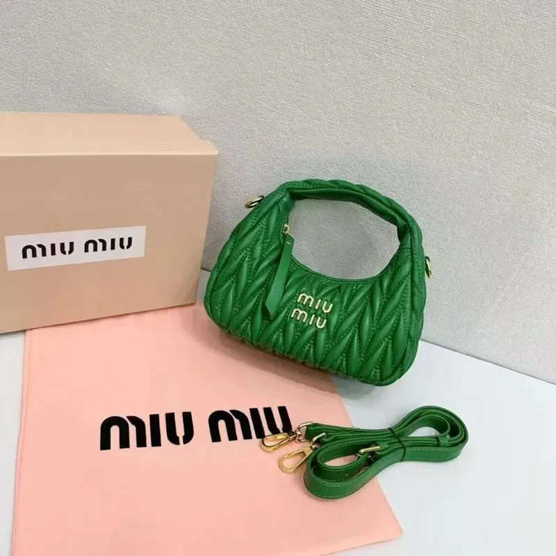 Miu Miu Green Quilted Handbag: A Fashion