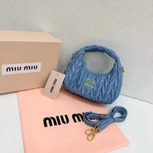Miu Miu Light Blue Handbag: Stylish with