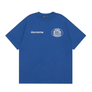 Cole Buxton Blue T Shirt: Sporty
