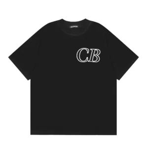 Cole Buxton Black Tee with CB Logo, Stylish