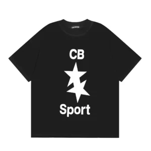 Cole Buxton Sport Black T Shirt: Bold Star