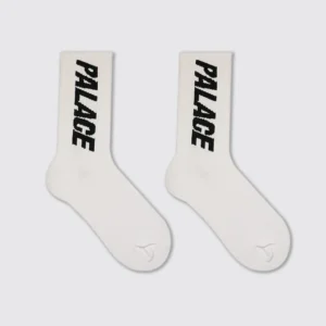 PALACE Off white Socks: Urban Fashion