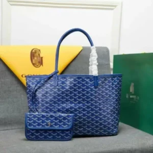 Goyard Blue Handbag Chic Accessory for
