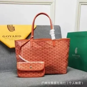 Goyard Orange Handbag Set: Luxury Meets