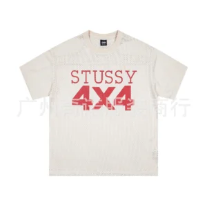 Stussy Off white T shirt: Bold Print, Cool