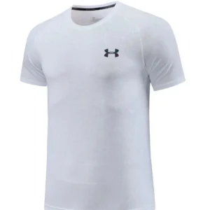Under Armour White Short Sleeve Men's Sports