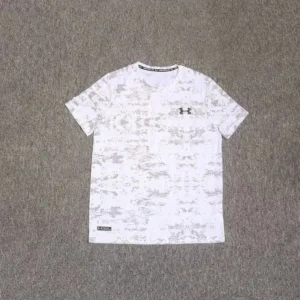 Under Armour White T Shirt with Gray