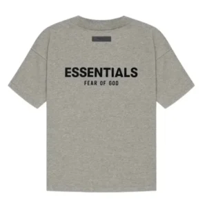 Fear of God Essentials Light Gray Tee: Minimalist Coolness