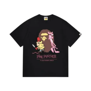 A Bathing Ape Pink Panther Collab Black Tee